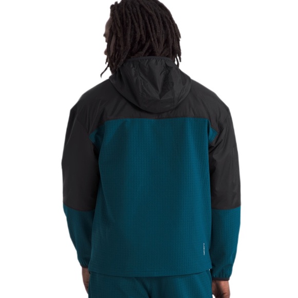 The North Face Men's Tekware™ Grid Hybrid Full-Zip Jacket in Midnight Petrol - Picture 3 of 4